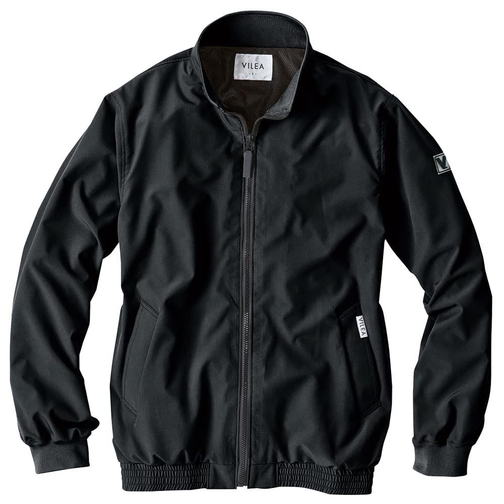 作業服 通年 村上被服 HOOH VILEA 長袖 ブルゾン 7600 Mサイズ 20ブラック [20ブラック] [M]