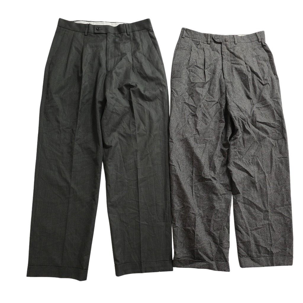 古着卸 まとめ売り スラックス パンツ 8枚セット (メンズ 31 /32