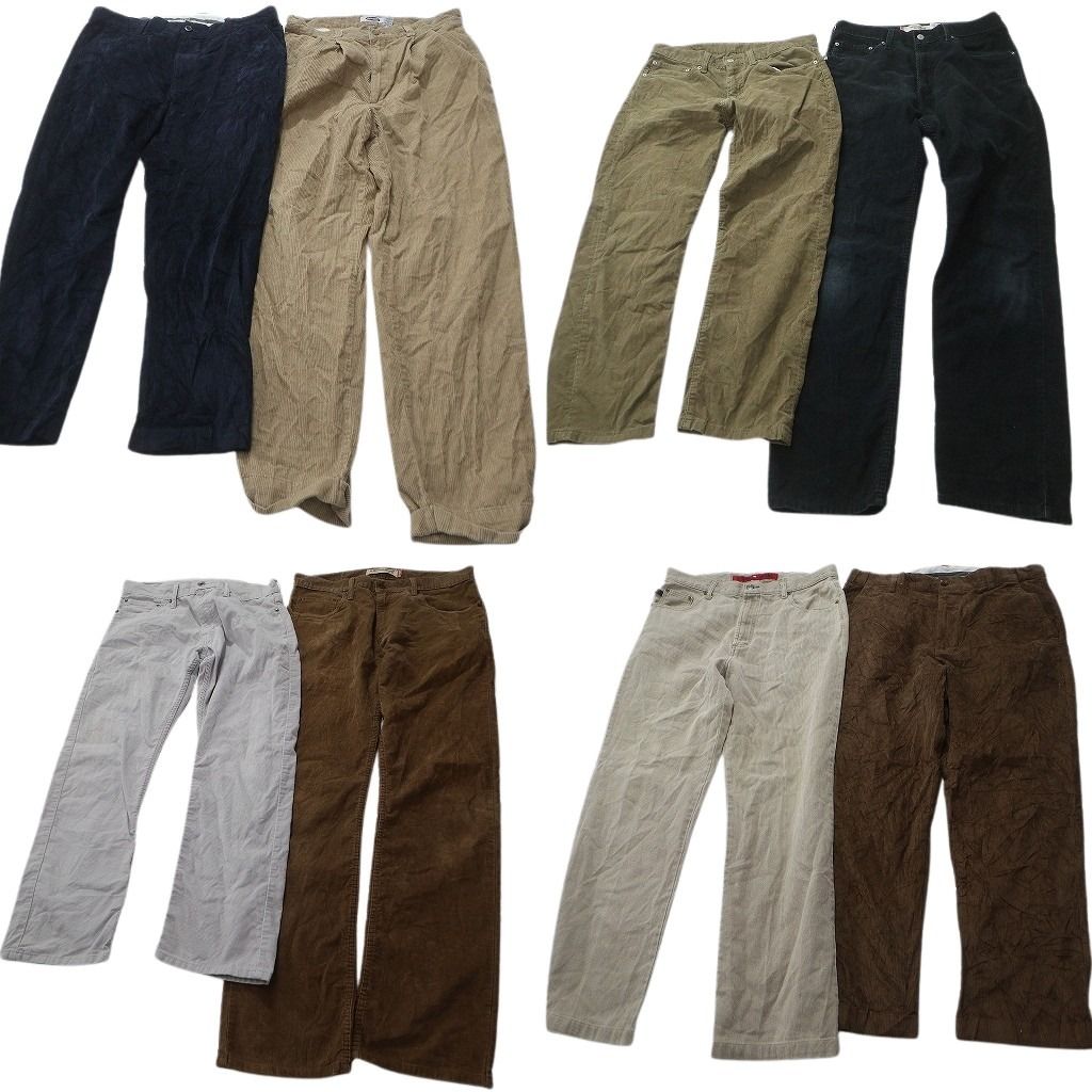 古着卸 まとめ売り ブランドMIX コーデュロイ パンツ 8枚セット