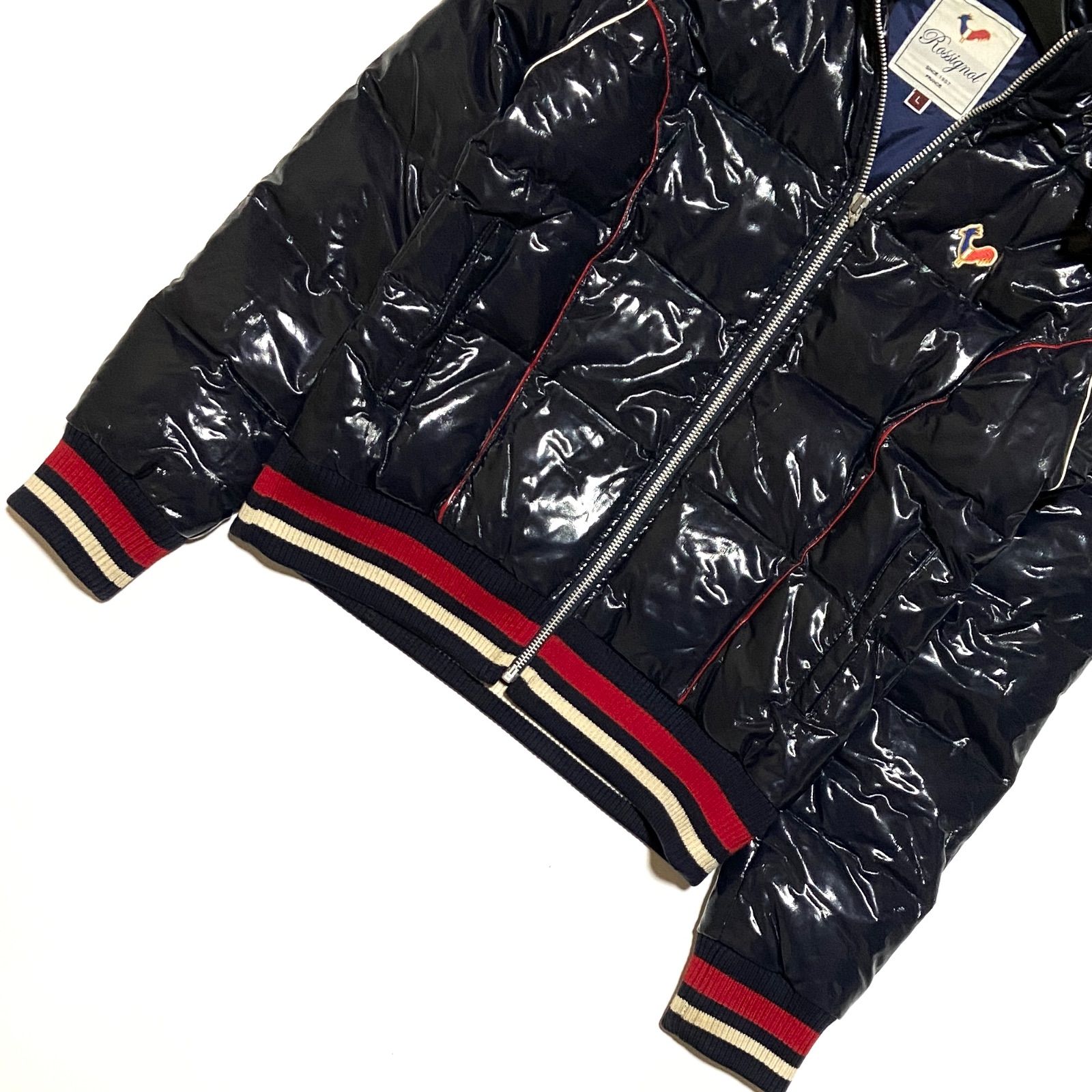 ロシニョール VILLE 半袖　ダウンジャケット　スキー　38  ネイビー ロシニョール VILLE 半袖 ダウンジャケット スキー 38 ネイビー - メルカリ