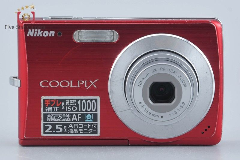 Nikon ニコン 【中古】Nikon ニコン COOLPIX S200 レッド コンパクト