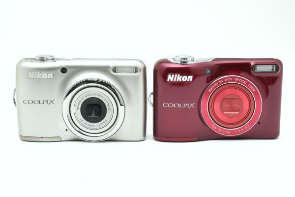 美品】Nikon コンパクトデジタルカメラ COOLPIX L32 レッド ニコン