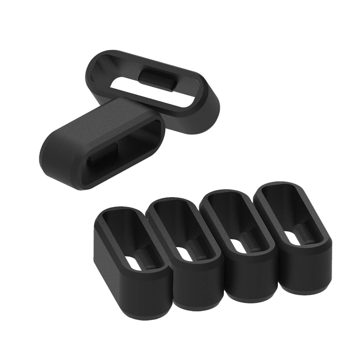 交換用ベルトループ For Garmin Vivosport Vivosmart 5 Vivoactive 4 s 3 Venu 2 Forerunner 255 265 バンドループ パック シリコンファスナーリング Gar