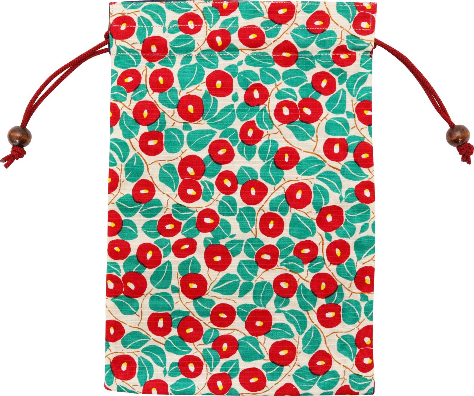 京佑 日本製 御朱印帳 巾着 袋 ケース 入れ ご朱印帳 竹久夢二 椿 18 26 5 cm