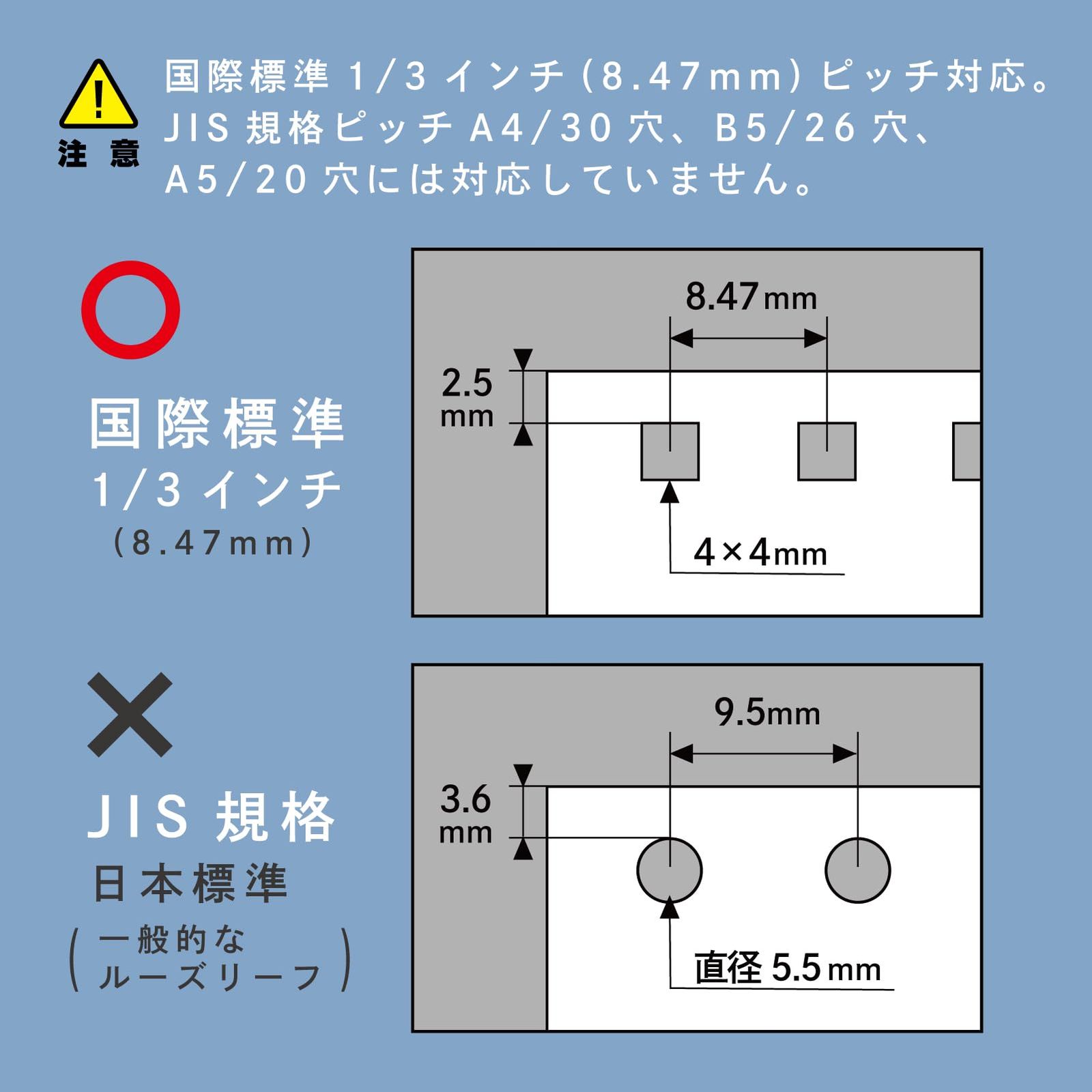 カール事務器 リングノート用 ゲージパンチ 国際標準 1 3インチ 8 47 mm ピッチ 角穴 A 4 34穴 B 5 29穴 24穴 ホワイト 日本メーカー GP 2429