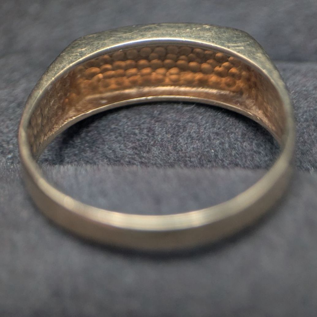 1998年 イギリス製 英国 バーミンガム D&W 9金ゴールド シグネット