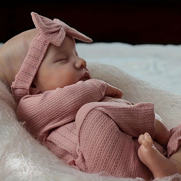 リアルな可愛さ】19インチ リボーンベビードール 49cm 手作りビニール