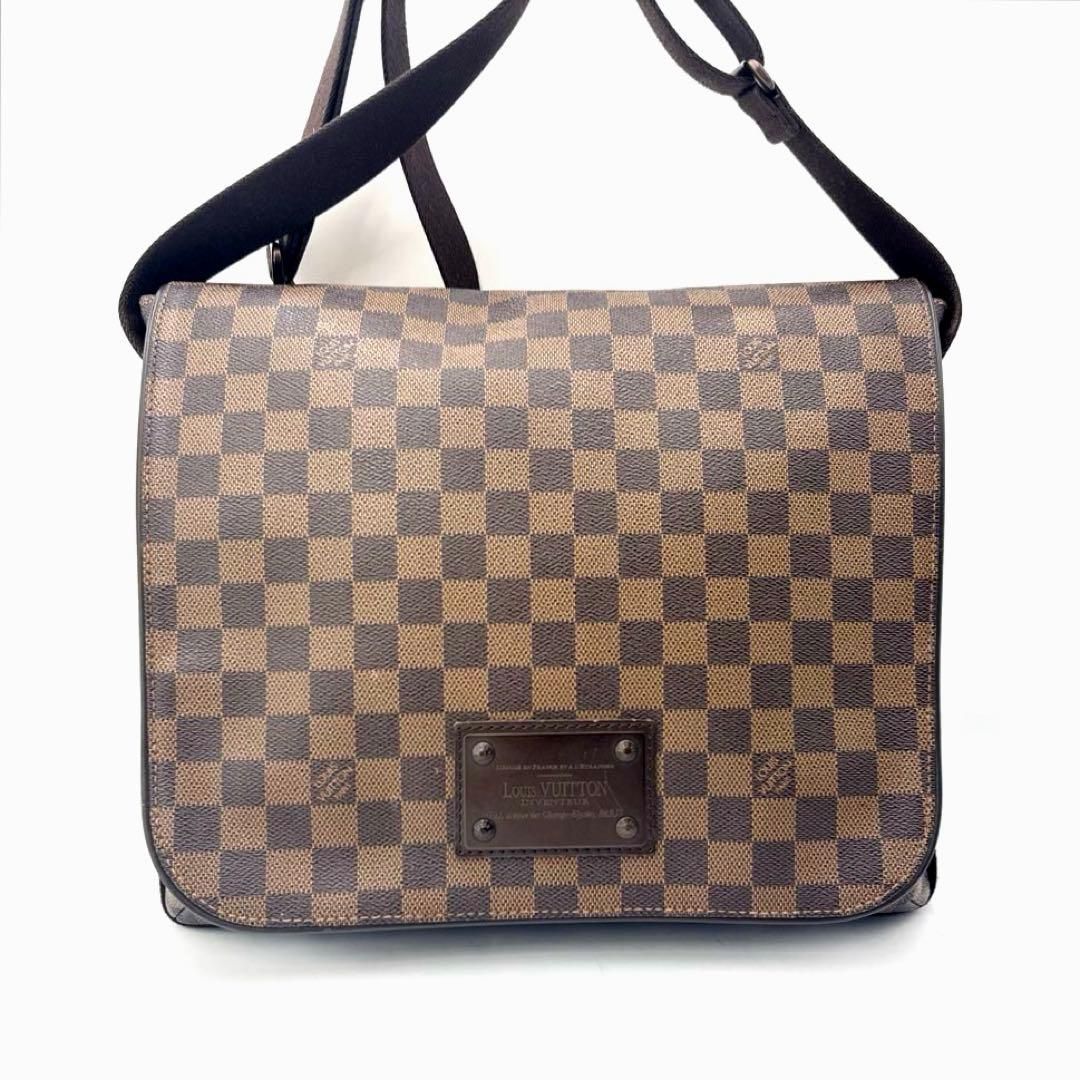 ルイヴィトン N51211 ダミエ ブルックリンMM ショルダーバッグ クロス