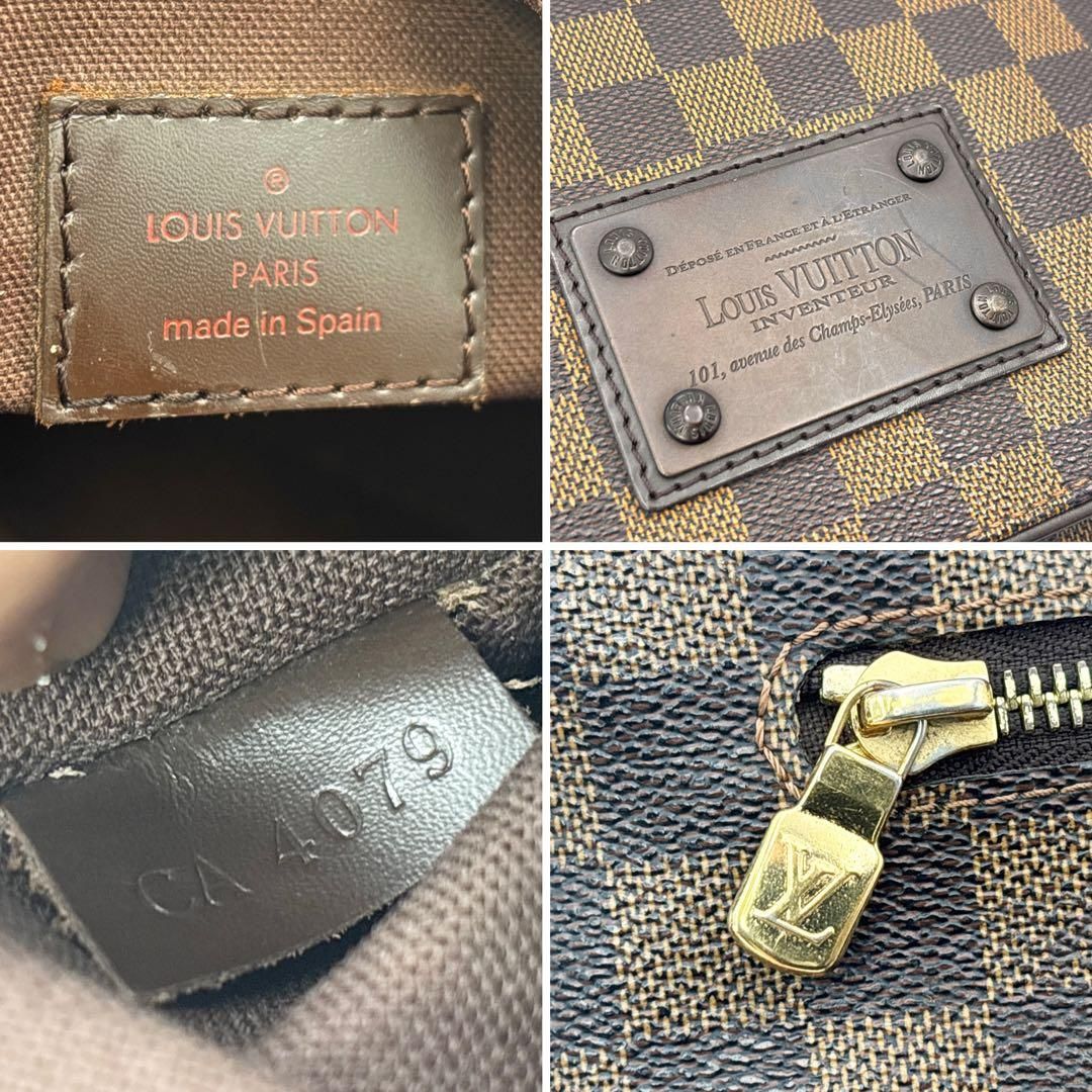 ルイヴィトン N51211 ダミエ ブルックリンMM ショルダーバッグ クロス