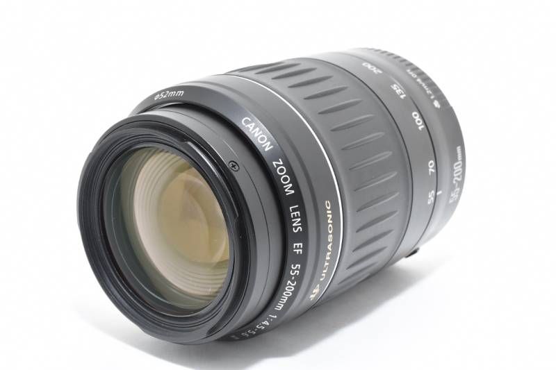 実用品】Canon キャノン EF 55-200mm 4.5-5.6 II USM AFレンズ #4010-5 