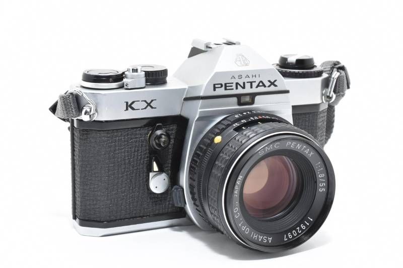 実用品】Pentax ペンタックス KX シルバー / SMC PENTAX 1.8 55mm