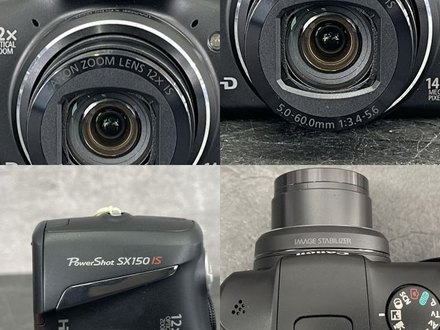CANON PC1677 PowerShot SX150 IS 【中古】デジカメ コンパクト