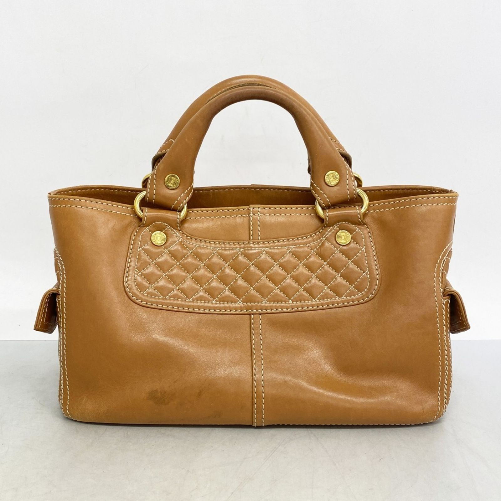 セリーヌ(Celine) セリーヌ ハンドバッグ ブギー レザー ライト