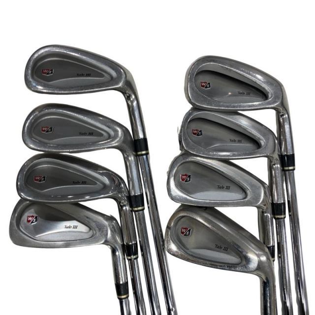 再値下げ　Wilson TAB IIIアイアン8本セット NS pro フレックスR 中古】 ウィルソン Wilson staff Tab III 8S アイアンセット IR NS PRO