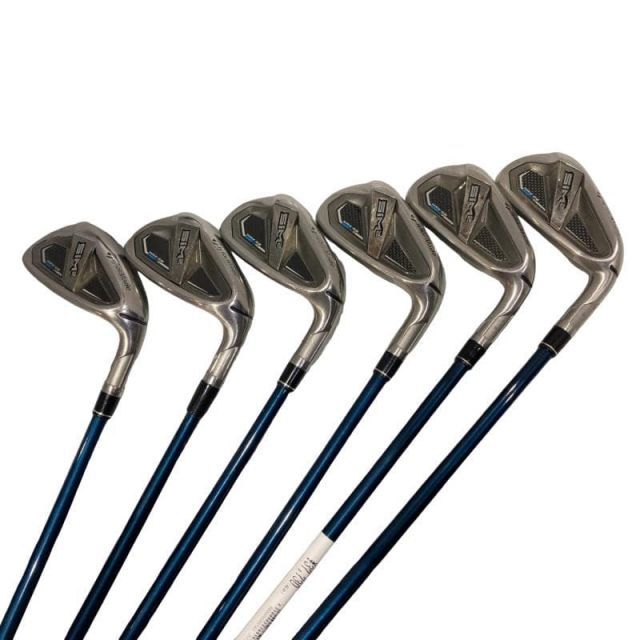 中古】 テーラーメイド SIM2 MAX・OS 7S アイアンセット IR リシャフト