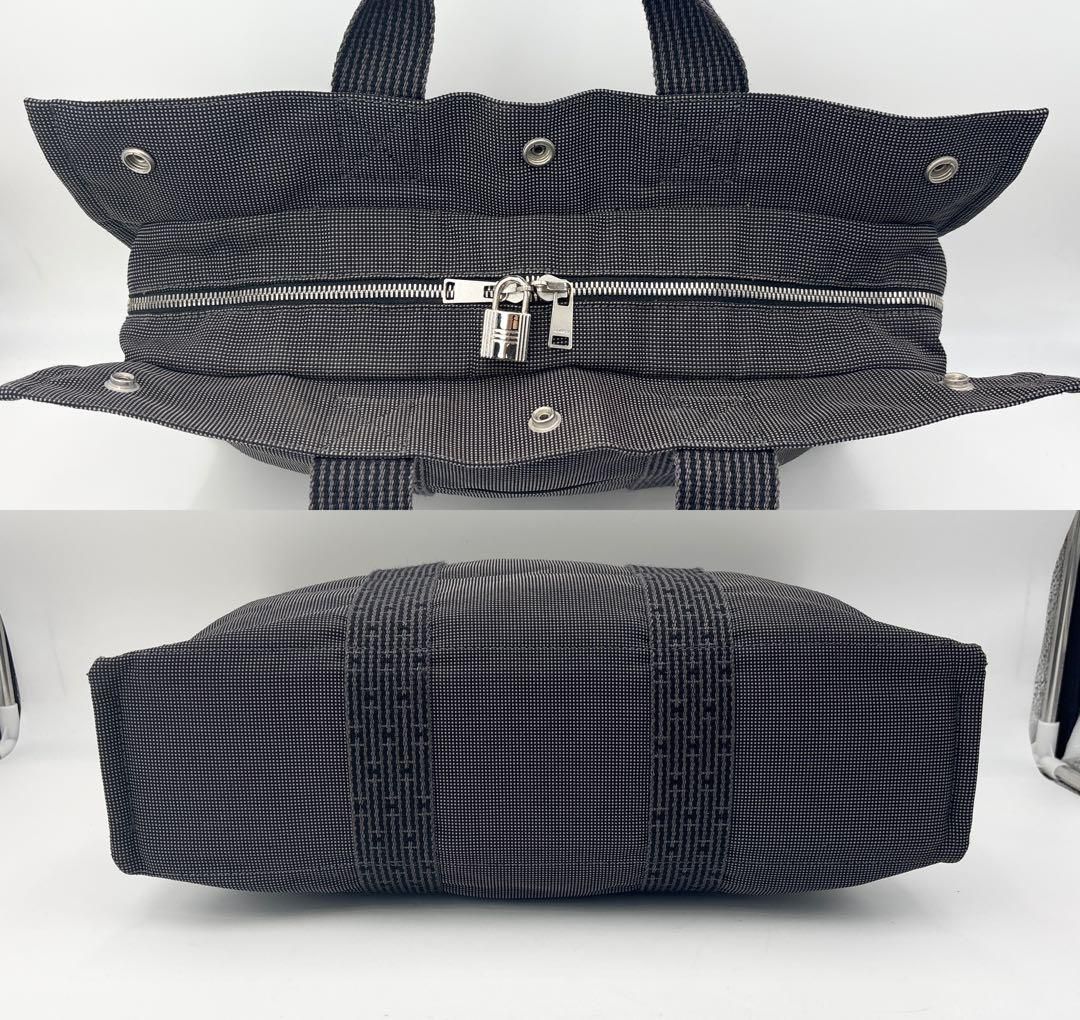 エルメスエールラインMMカデナとカギ付き エルメス[鍵付き]エールライン MMトートバッグ