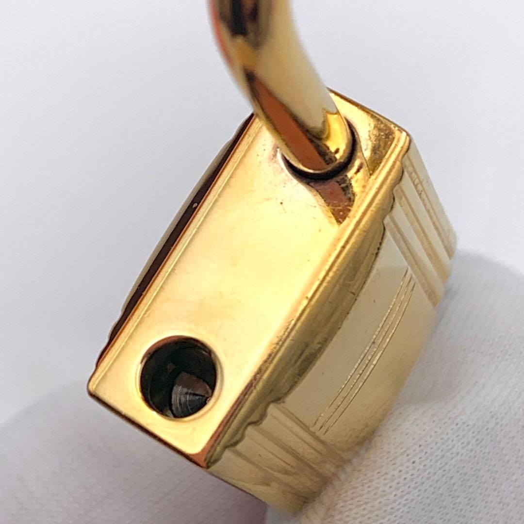 HERMES エルメス カデナ　24Kメッキ　No.124　124番　鍵付き HERMES エルメス カデナ 24Kメッキ No.124 124番 鍵付き