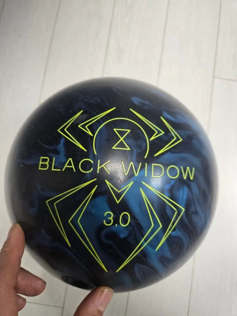 black widow（ブラックウィドウ） 3 0 ボーリング ブラック/ブルー