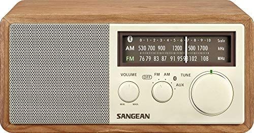 SANGEAN FM/AMラジオ対応 ブルートゥーススピーカー チェリー WR-