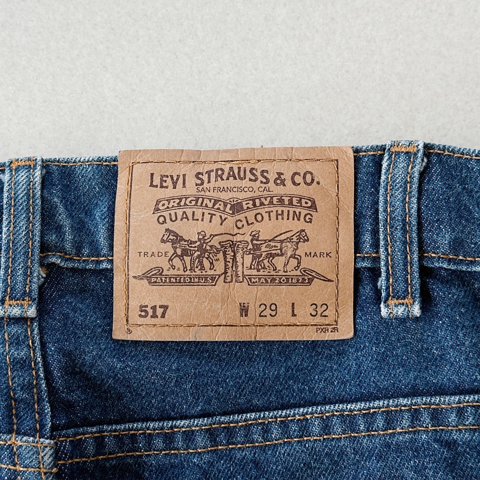 90s Levi's517 ブーツカット フレアデニム USA製 オレンジタブ W29
