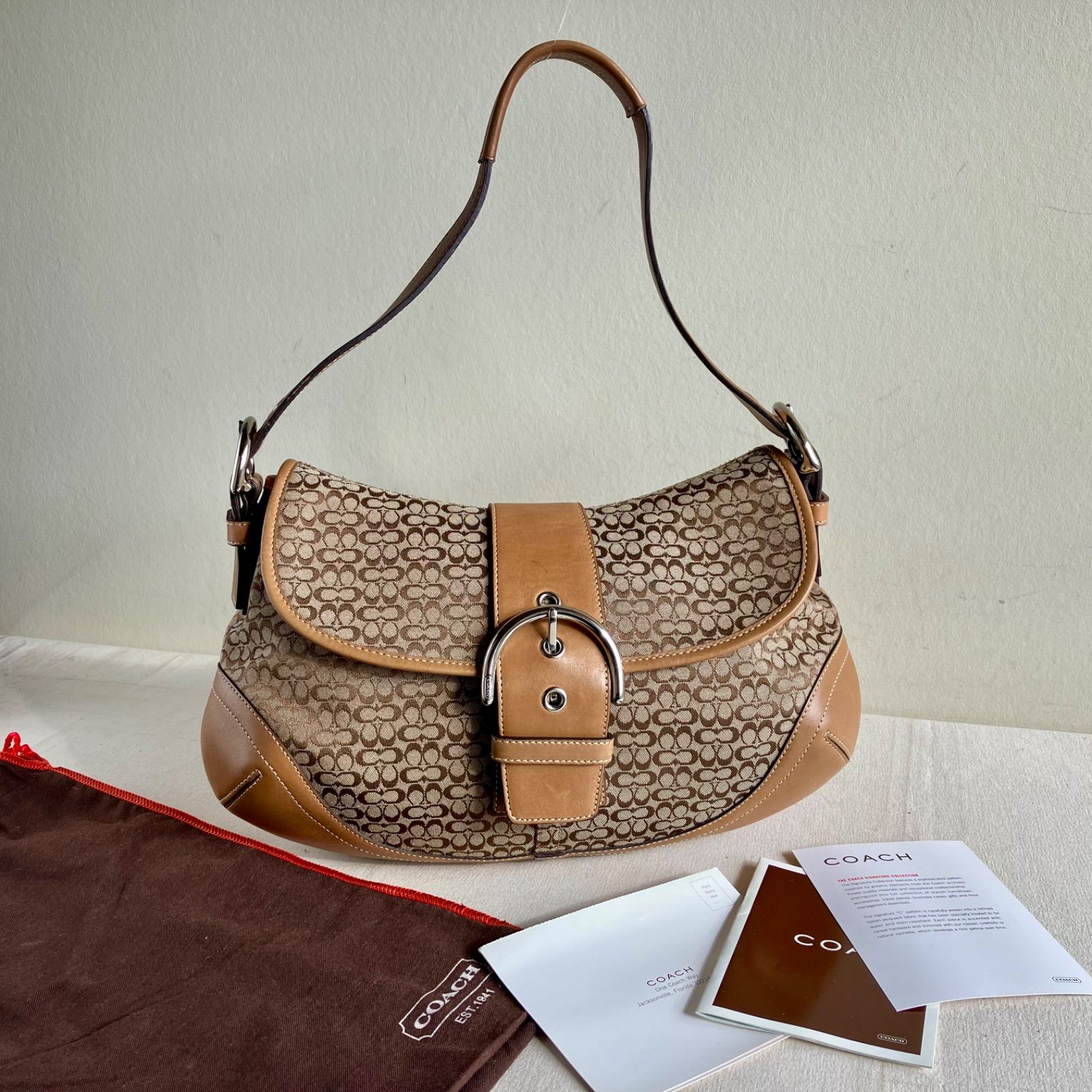 バッグ Coach Soho Signature Hand Bag y2k COACH Soho hand bag tote bag Y2K コーチ ソーホー トートバッグ