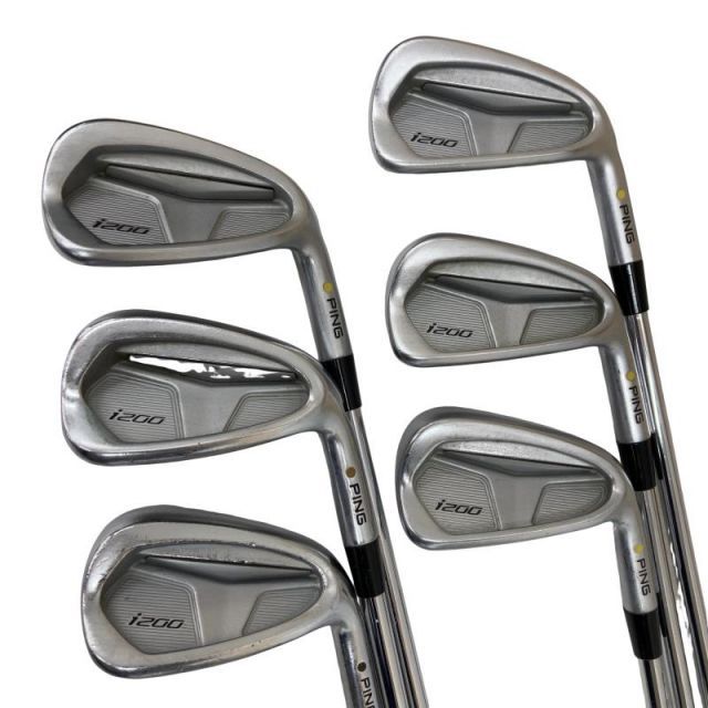 【中古】 ピン i200 6S アイアンセット IR リシャフト (フレックスその他) メンズ 男性用 右利き 右用 Cランク ゴルフクラブ