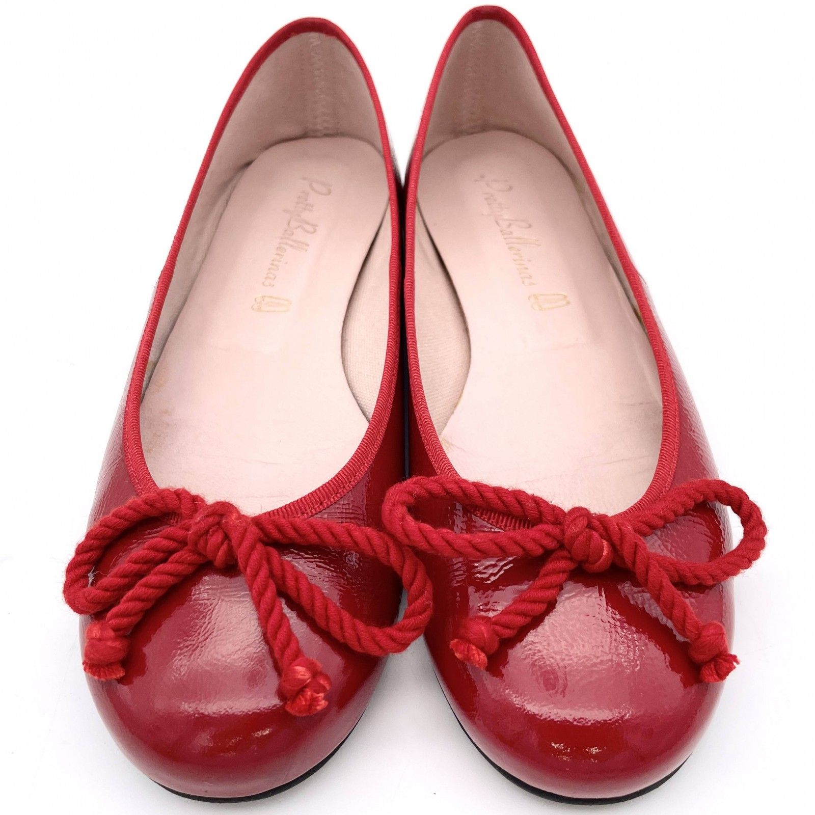Pretty Ballerinas バレーシューズ エナメル レッド 1511A - メルカリ