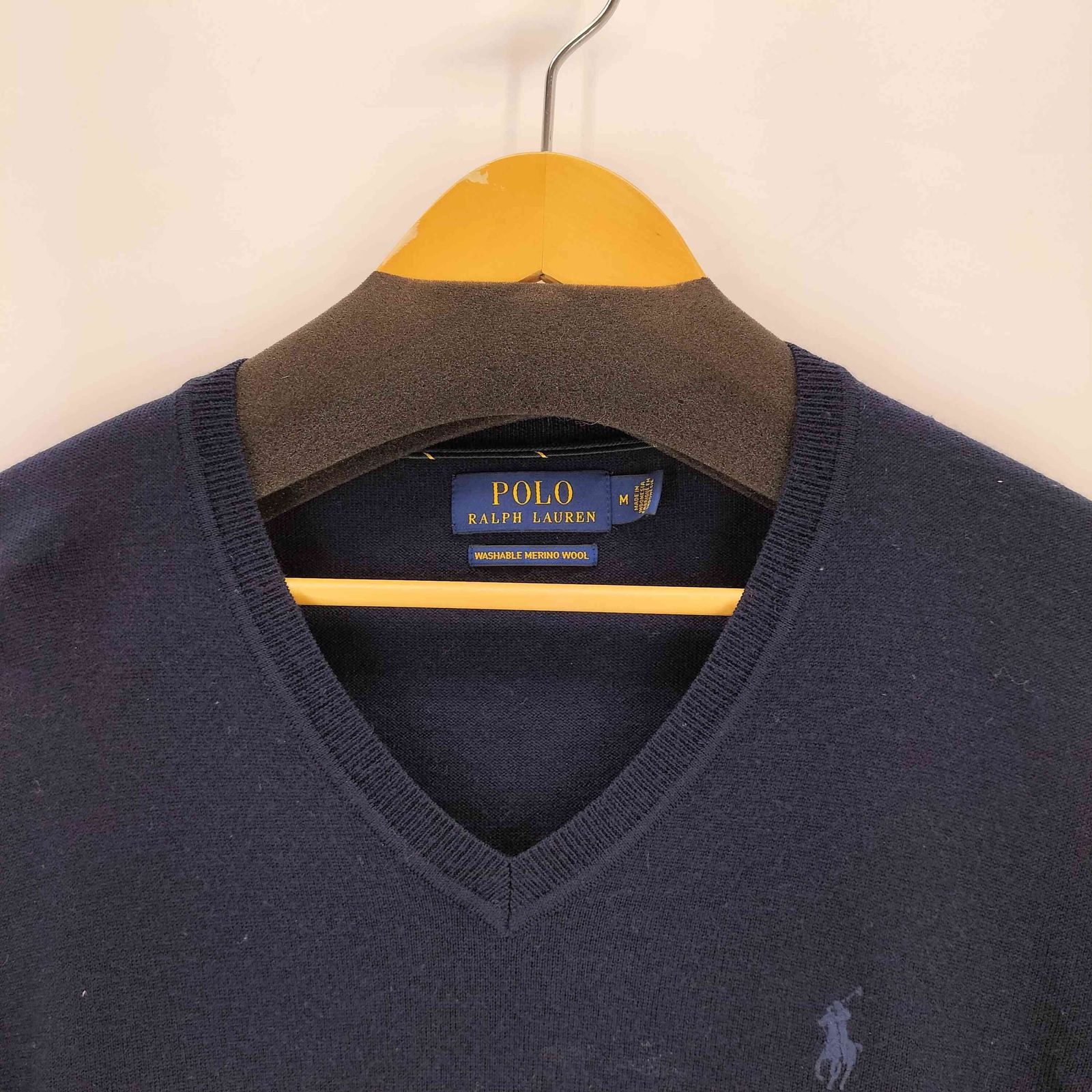ポロラルフローレン POLO RALPH LAUREN ポニー刺繍 Vネックニット