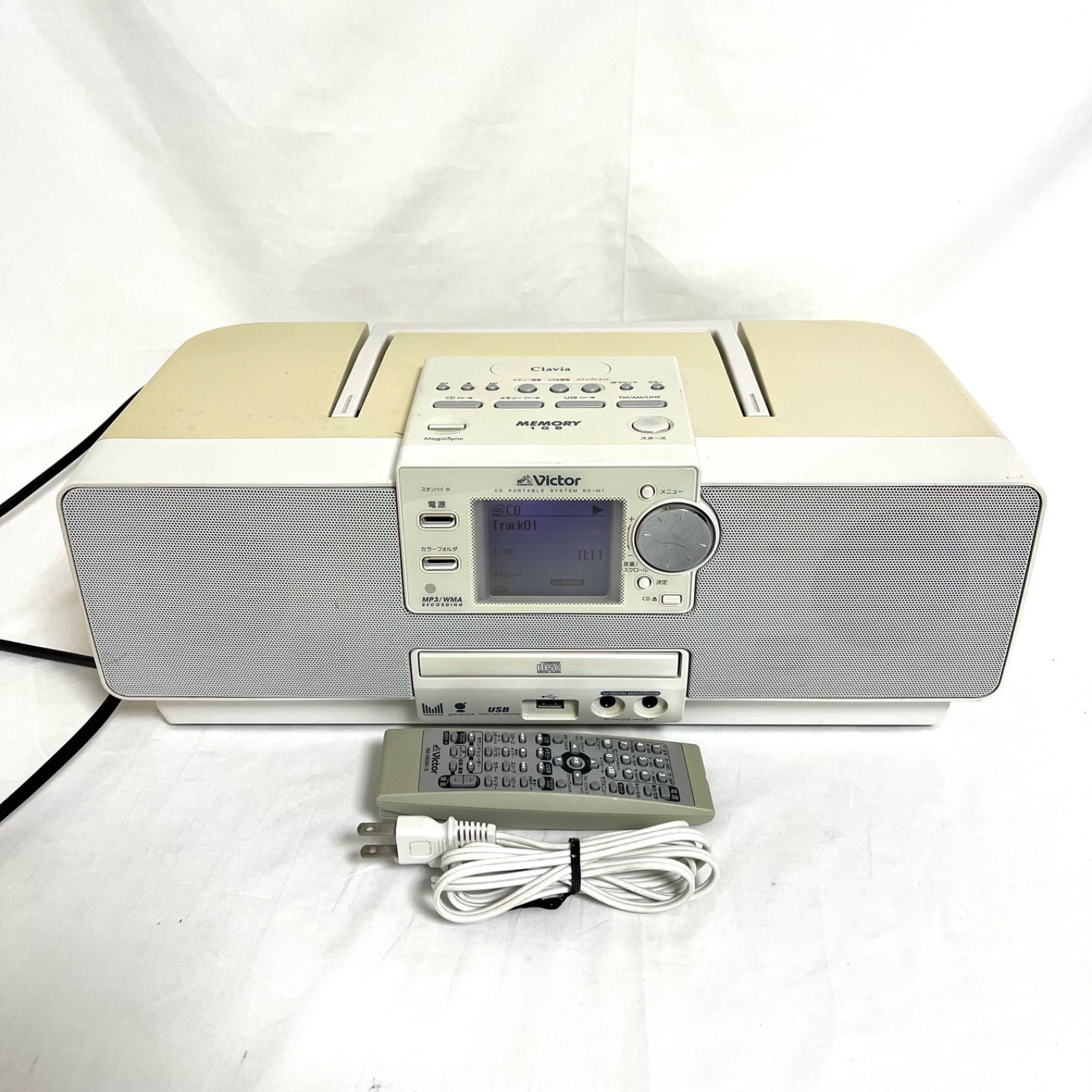 リモコン付き】 Victor ビクター 高性能 Victor Clavia RD-M1 1GB内蔵