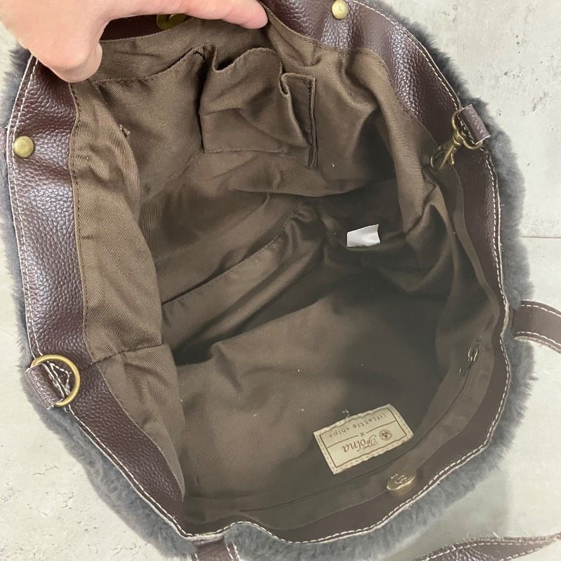 Folna × liflattie ships 別注 フォルナ シップス コラボ 2way ファー 