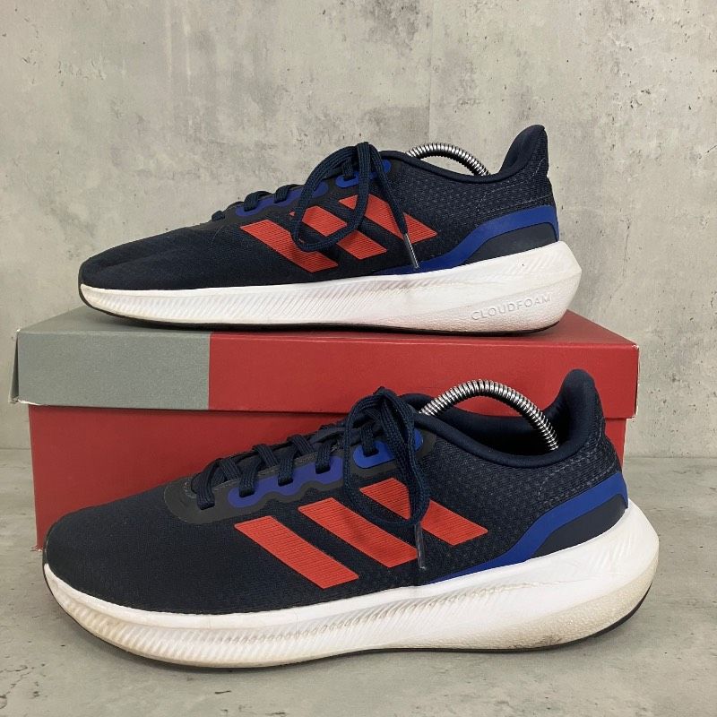 アディダス adidas メンズ ランニング シューズ　25cm adidas アディダス ランニングシューズ ID2282 ネイビー オレンジ 25.5