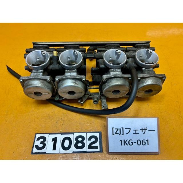 [ZJ 31082]ヤマハ YAMAHA FZ250 フェザー 1KG-061 キャブレター キャブ オーバーホールベース