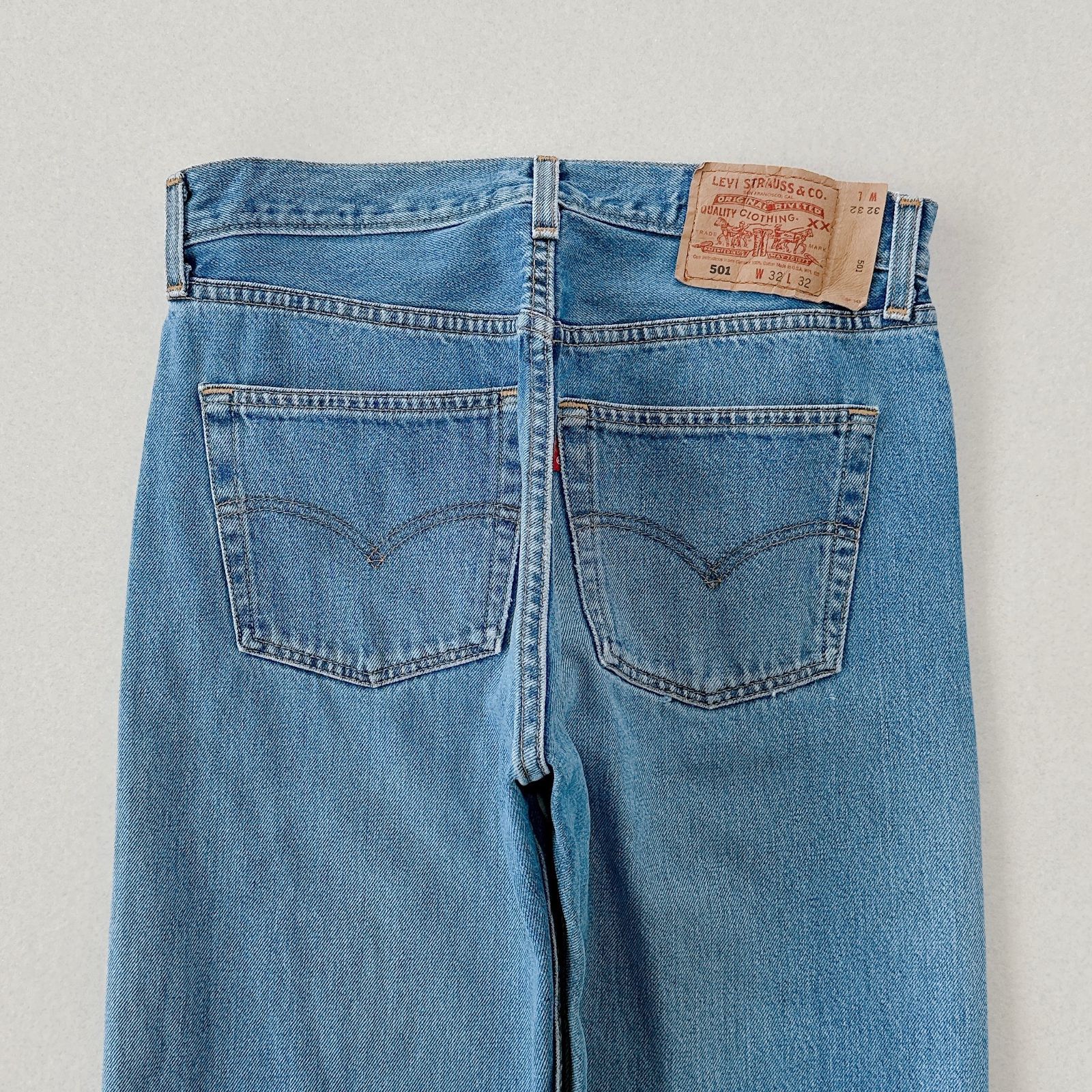 Levi's501 90s USA製 刻印553 ストレートデニム W32 L32 - メルカリ