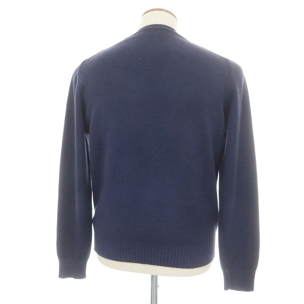 中古】グランサッソ GRAN SASSO ヴィンテージ加工 ウール クルーネック