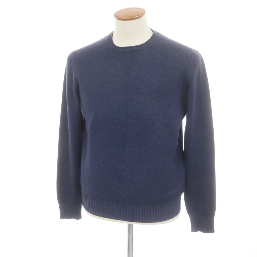 中古】グランサッソ GRAN SASSO ヴィンテージ加工 ウール クルーネック