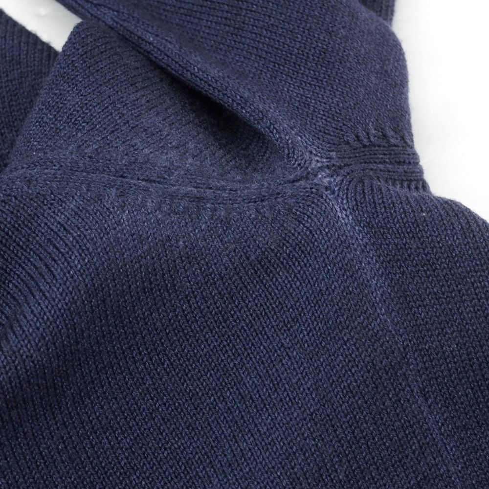 中古】グランサッソ GRAN SASSO ヴィンテージ加工 ウール クルーネック