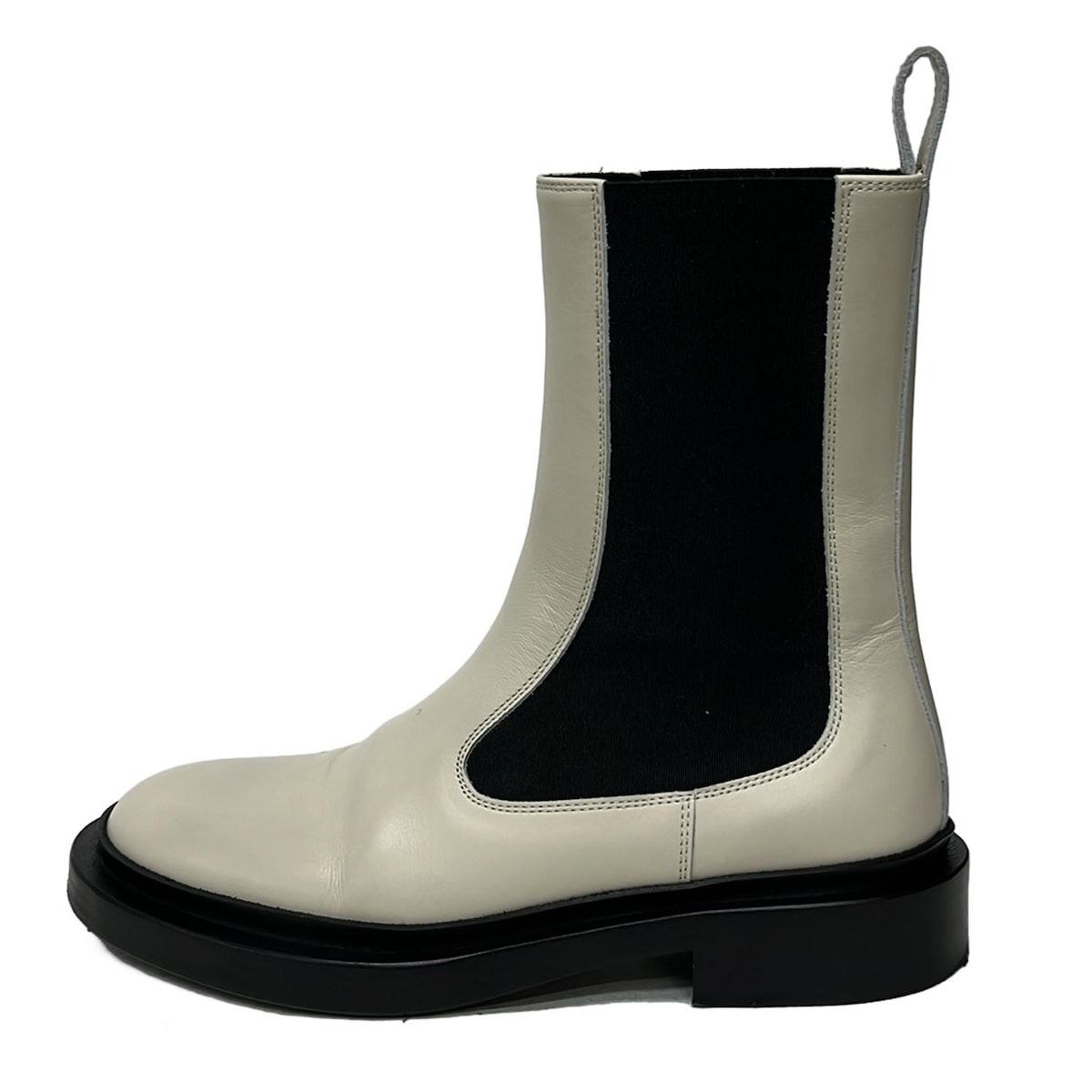 JILSANDER(ジルサンダー) ショートブーツ 36 レディース - アイボリー