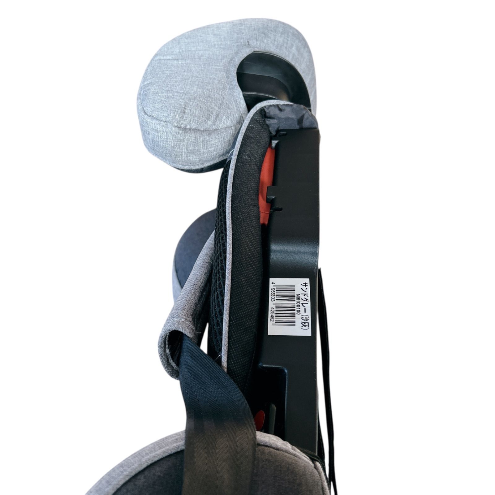 美品】日本育児 トラベルベスト EVO ジュニアシート サンドグレー