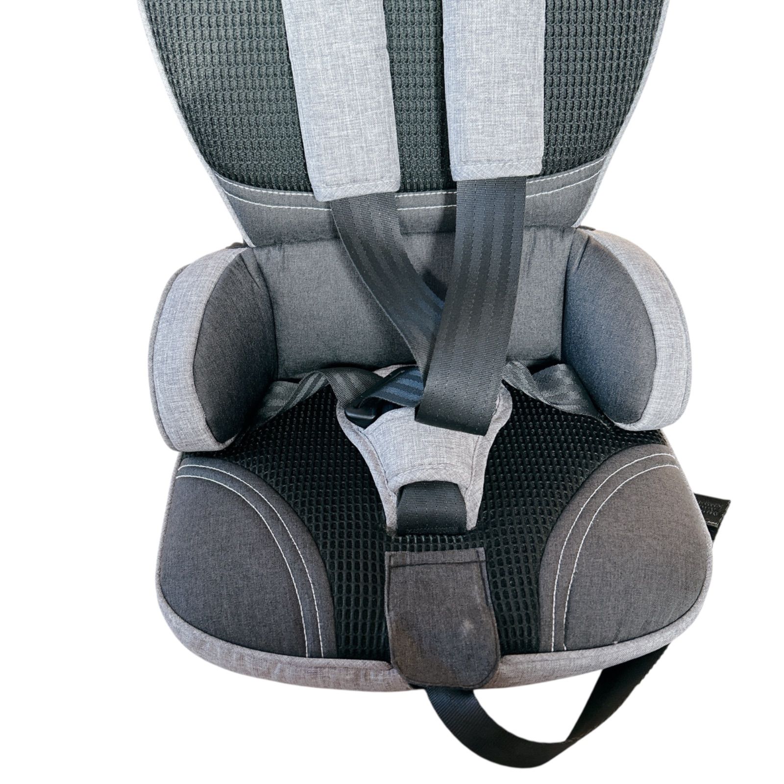 美品】日本育児 トラベルベスト EVO ジュニアシート サンドグレー