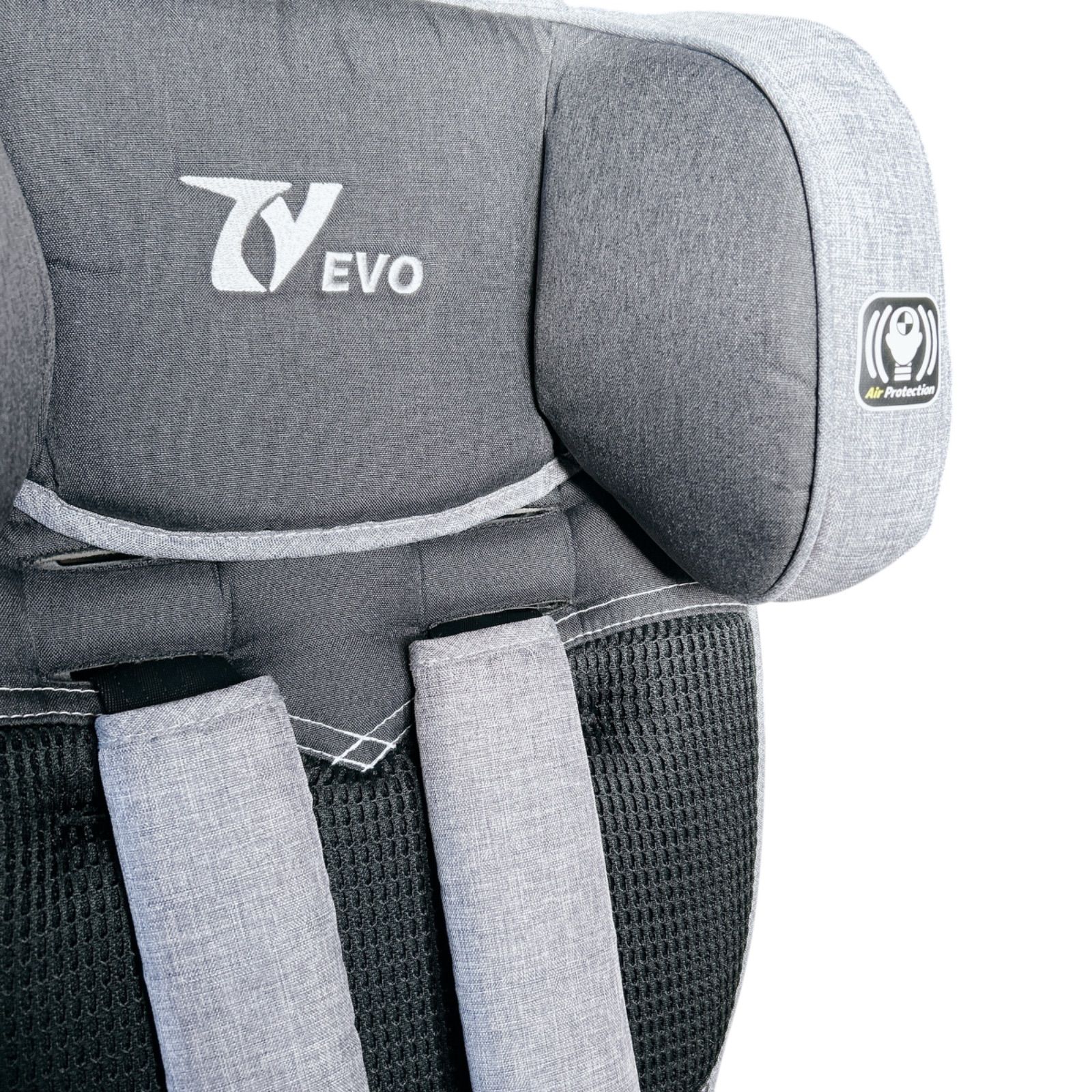 美品】日本育児 トラベルベスト EVO ジュニアシート サンドグレー