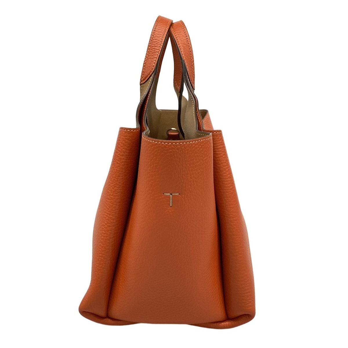 TOD'S(トッズ) トートバッグ美品 Tタイムレス/レザー バッグ ミニ