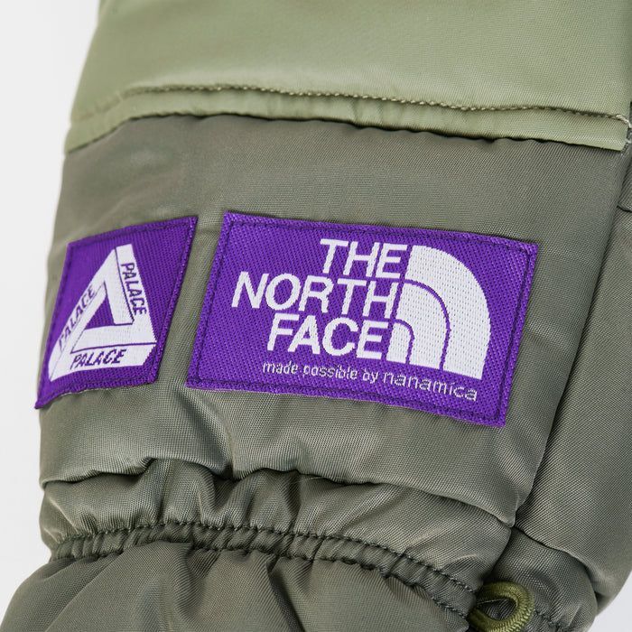 PALACE THE NORTH FACE PURPLE LABEL WINDSTOPPER FIELD DOWN GLOVE