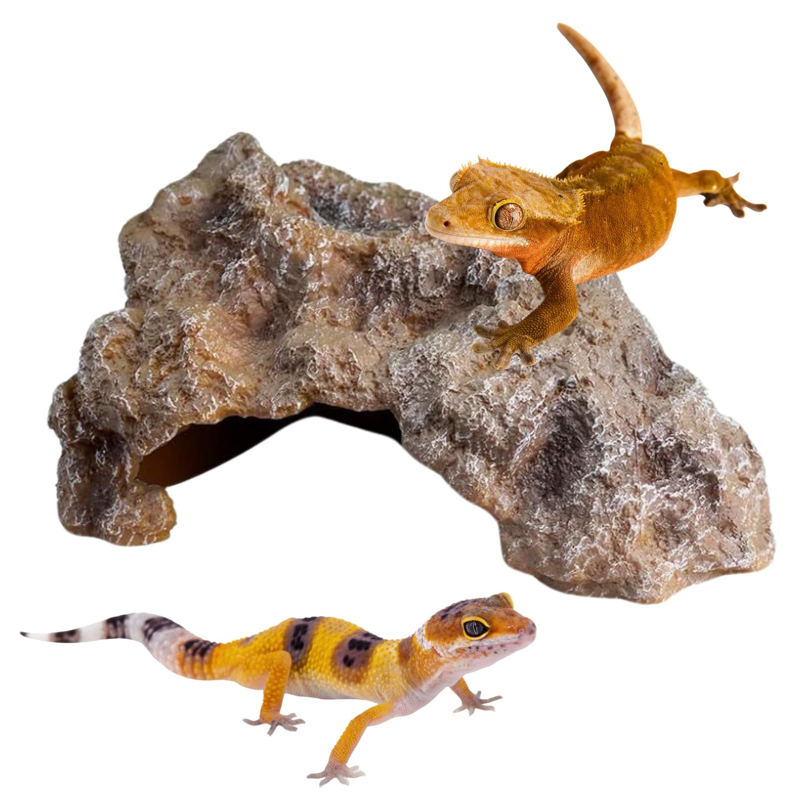 ideamall 爬虫類 シェルター 隠れ家 亀 トカゲ ロックシェルター