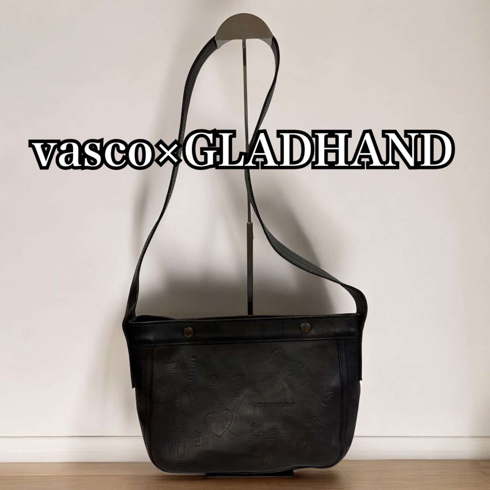 【希少品】vasco×GLADHAND レザーバッグ ニュースペーパーバッグ 希少品】vasco×GLADHAND レザーバッグ ニュースペーパーバッグ - メルカリ