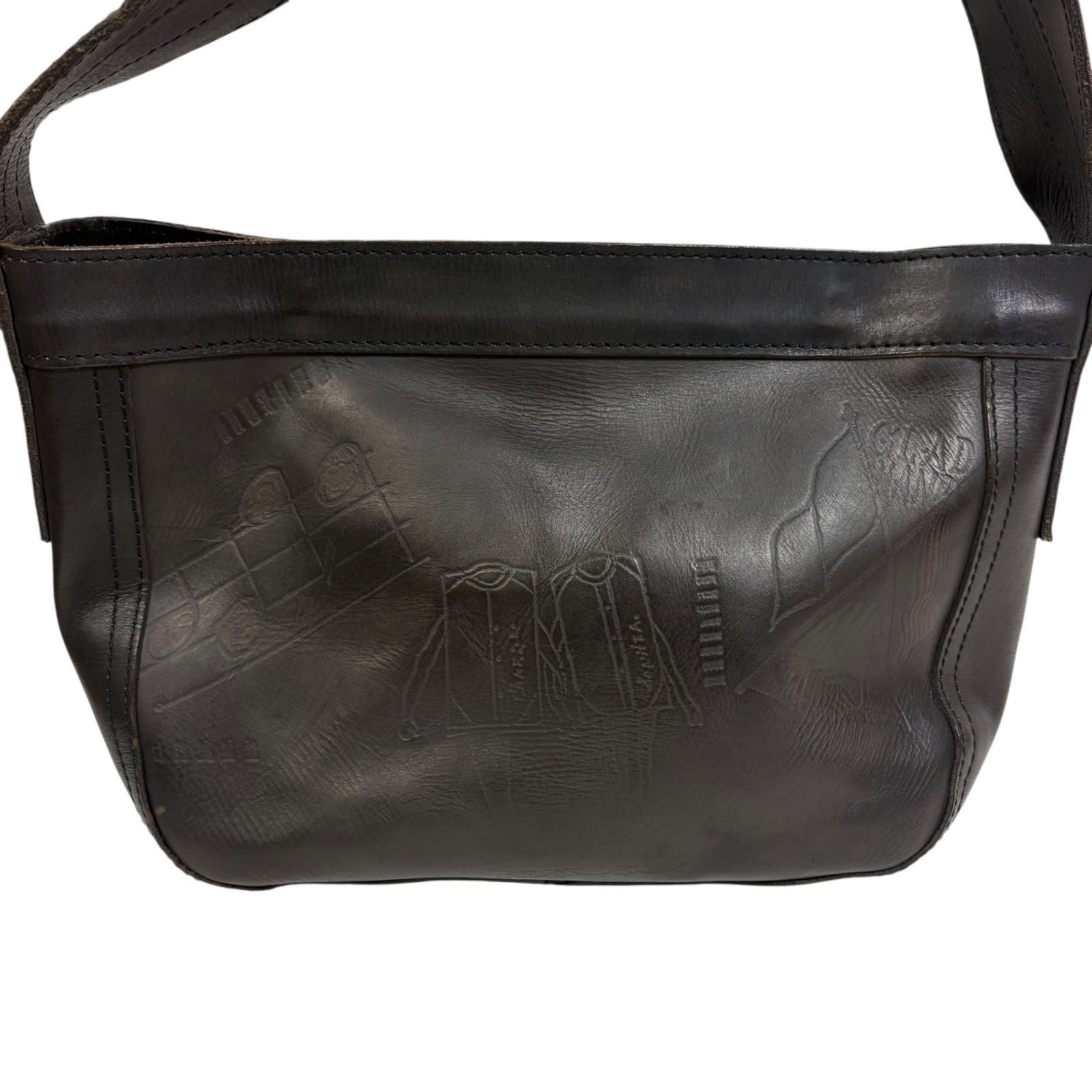 希少品】vasco×GLADHAND レザーバッグ ニュースペーパーバッグ - メルカリ