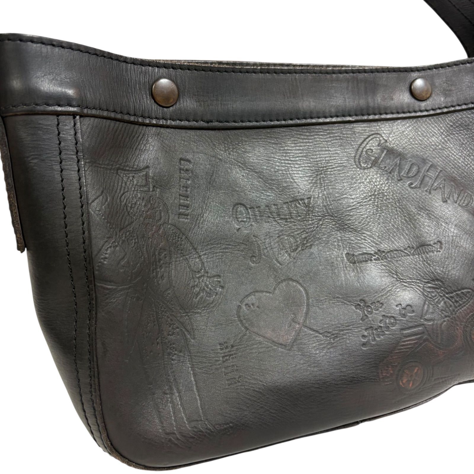 【希少品】vasco×GLADHAND レザーバッグ ニュースペーパーバッグ 希少品】vasco×GLADHAND レザーバッグ ニュースペーパーバッグ - メルカリ