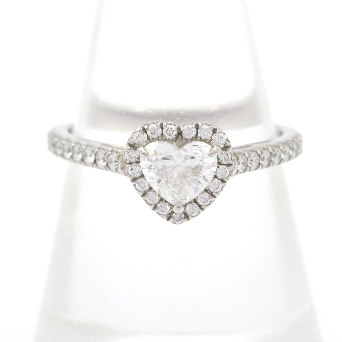 ティファニー ハートダイヤ リング 12号 pt950 ティファニー ハートダイヤ リング 12号 pt950 ティファニー PT950