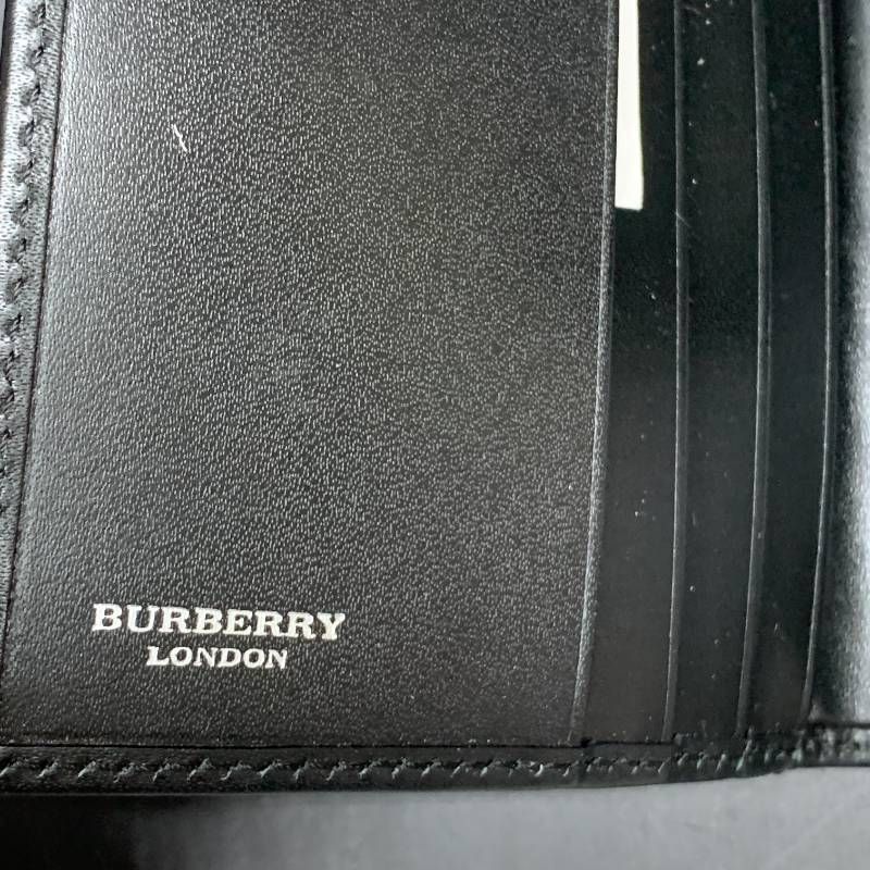 Y354 バーバリー 財布 二つ折り財布 PVC ノバチェック 総柄 BURBERRY