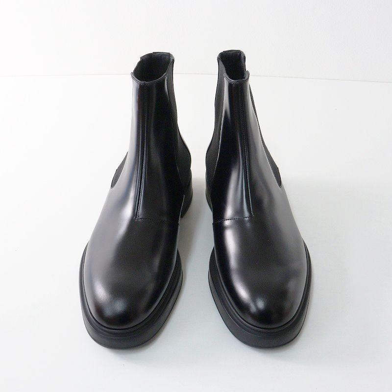 極美品 メンズ エルメス HERMES フュージョン カーフレザー サイドゴア