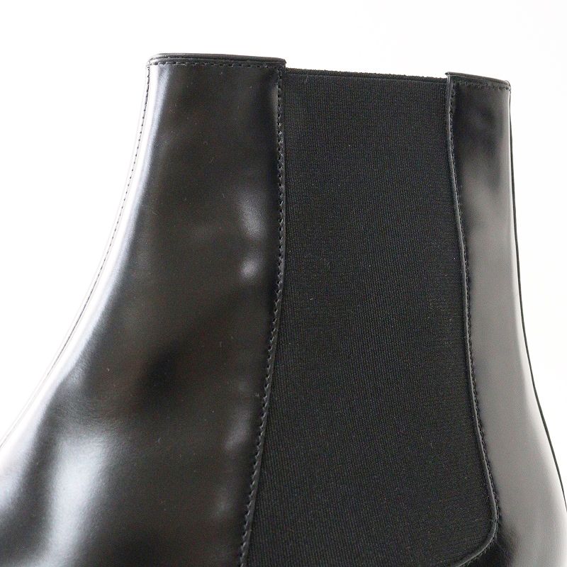 HERMES エルメス サイドゴア ブーツ 極美品　ブラック　厚底 HERMES エルメス ブーツ サイドゴア ガード 黒 (ブラック) カーフ 26cm